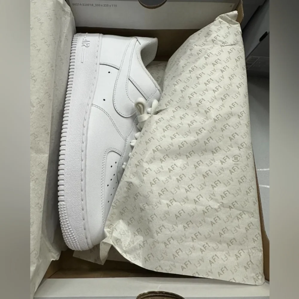 New Men's Nike Air Force One AF1 All White Triple White